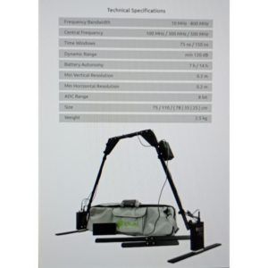 georadar gpr oerad dipolo